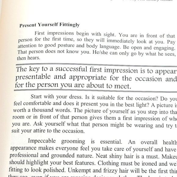 Melanie Jarrell Refinement of Manner, Book on Manners, Etiquette & Elegance NWOT - Picture 10 of 12